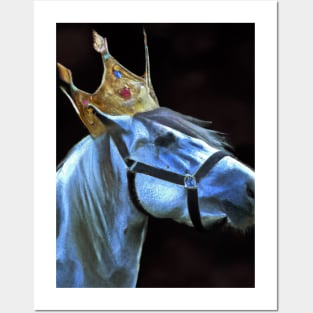 Horse with Crown Posters and Art